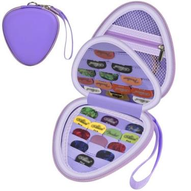 Imagem de O estojo porta-palhetas de guitarra para guitarra elétrica acústica co