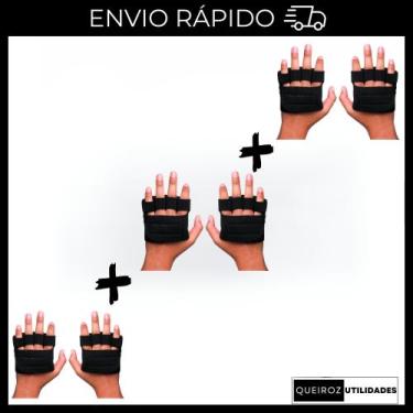 Imagem de Kit: 3 Luvas Caleira De Academia Para Musculação Treino exercício func