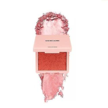 Imagem de Blushes bronzers paleta de blush pêssego rosto perolado imagic focallu