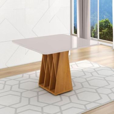 Imagem de Mesa para Sala de Jantar 4 Lugares Orquestra - Móveis Bechara