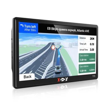 Imagem de Navegação GPS XGODY 735F de 7 polegadas para mapa vitalício de carros 