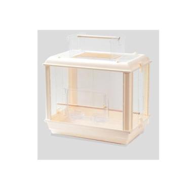 Imagem de Gaiola de pássaro, papagaio, gaiola de pássaro, chassi de aprofundamento, puxável, fácil de limpar, acrílico, visualização frontal, três lados, fio, ninho de pássaro