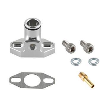 Imagem de UAUS CNC ajustável 32 mm - 40 mm coletor de admissão de ar com conector para 49cc 60cc 66cc 80cc bicicleta motorizada a gás bicicleta motor kit de motor de alto desempenho prata