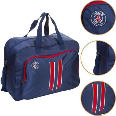 Imagem de Bolsa Viagem Reforçada Mala Mão Bordo Transversal Psg Azul