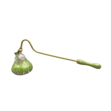 Imagem de Generic Apagador de Velas Acessório Rolha de Vela Versátil com Pavio de Cabo Longo Apagador de Chamas Multiuso Extintor de Metal Resistente, Verde