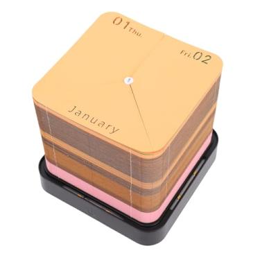 Imagem de TOPINCN Bloco de Notas Com Calendário de Arte 3D, Calendário de Escultura Em 3D, Bloco de Notas, Design Capivara, Decoração Diária de Mesa Com Luz para Presente de Escritório