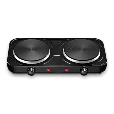 Imagem de Fogareiro Fogão Elétrico 2000w Cooktop Panela 2 Bocas Disco - Dfstore,