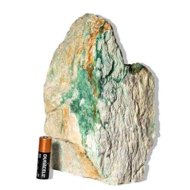 Imagem de Jadeíta Pedra Pé Serrado Natural 2 a 3Kg 15 a 20cm Tipo C - Cristaisde