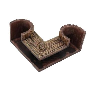 Imagem de Gralara Acessórios para Esconderijo de Peixes em Túnel Subterrâneo para Aquário Corydora, Decoração Portátil para Aquário com Dois Furos, Botia-palhaço, Decor