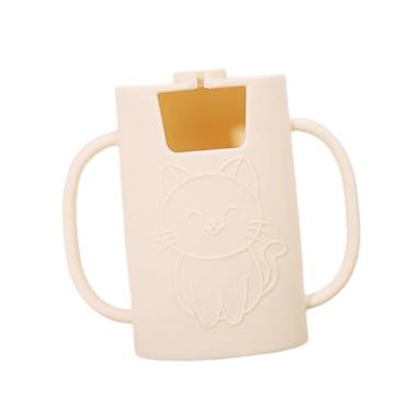 Imagem de Luwecf Alimento E Suporte para Comida Infantil, Recipiente Reutilizável, Confortável E Fácil de Segurar, Branco