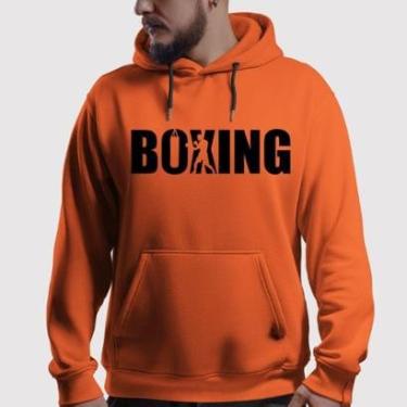 Imagem de Blusa de Moletom Canguru Com Capuz Box Flanelada Boxing-Masculino