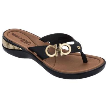 Imagem de Tamanco ortopedico terra e água esporão macio antiderrapante, Preto, 3