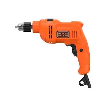 Imagem de Furadeira de Impacto Black+Decker BED710550 3/8" 550W Empunhadura Ergonômica Gatilho Anatômico Laranja e Preta