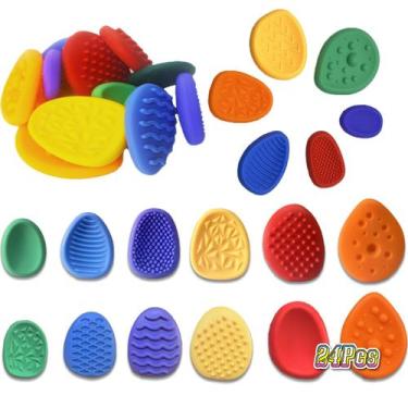 Imagem de Conjunto de 24 Fidget Toys Sensory Stone KaneStar007 para crianças