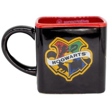 Imagem de Caneca Cubo Casas De Hogwarts 300ml - Zona Criativa