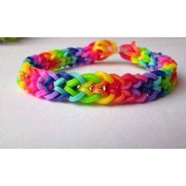 Imagem de Kit fábrica de pulseiras com 600 elásticos - i9 bri0017 - I9 BRINQUEDO