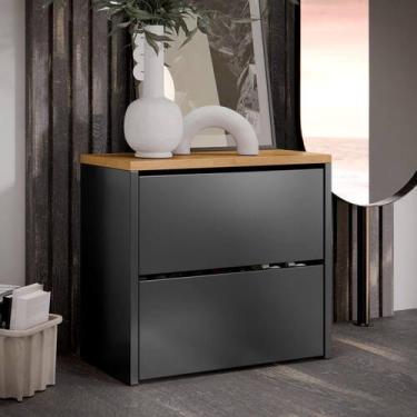 Imagem de Sapateira Caixa Multiuso Sapatos Quarto Banco Sentar Calçadeira para H