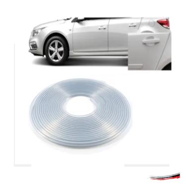 Imagem de Protetor Borracha De Portas Automotivo Universal 5 m Branca