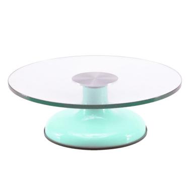 Imagem de Bailarina De Vidro Giratória 30Cm Rolamento Duplo -