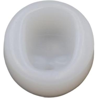 Imagem de Moldes de argila facial 3D fáceis de desmoldar, moldes de argila facial para fundição de resina epóxi feitos à mão, molde de argila branca para cerâmica facial e cerâmica