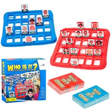 Imagem de Jogo Tabuleiro Grande Infantil Divertido Who Is It Com Cartas De Adivi