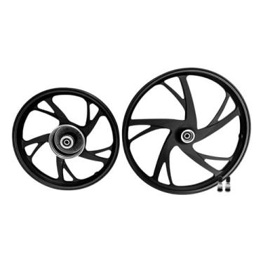 Imagem de Roda Rodão Liga Leve Biz 125 Freio Disco 5 Pontas Pé Galinha