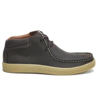 Imagem de Bota Coturno Masculino Couro - Free Jump, Marrom, 41