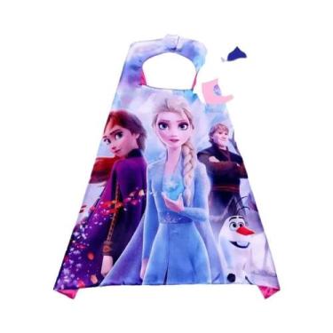 Imagem de Máscara De Fantasia Marvel Disney Frozen Homem-Aranha Batman Com Capa 