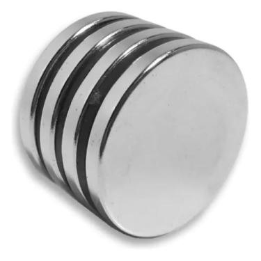 Imagem de Kit com 8 Peças Ímã de Neodímio 25x3mm Super Forte - Lorben