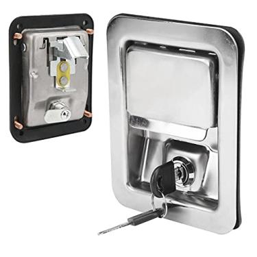 Imagem de YOUTHINK Trava de Remo Trava de Remo, de Aço Inoxidável 304 Com Chaves, Durável e Resistente Ao Fogo para Máquinas de Construção e Geradores