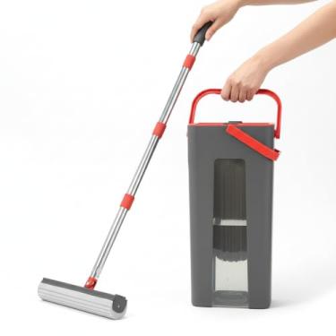 Imagem de Mop Rodo Mágico Nobre Pro – Esponja Retrátil 1,25m com Balde Multifuncional