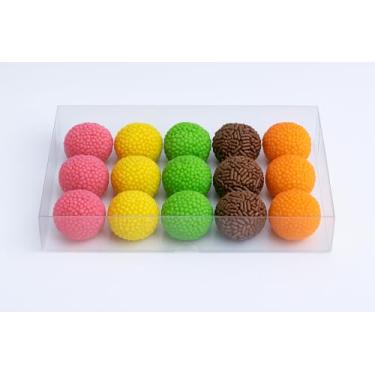 Imagem de 15 Caixas De Acetato Transparente P/15 Docinhos 20x14x4