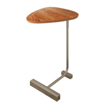 Imagem de Mesa Lateral Apoio Notebook Objetos Canto Sala Champagne Champagne