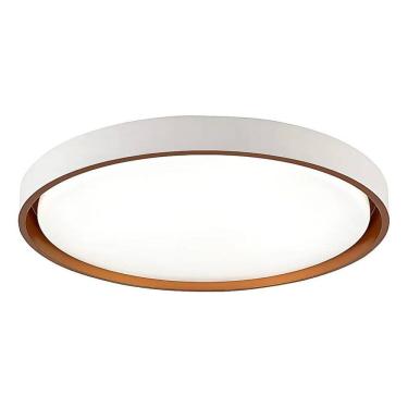 Imagem de Plafon Led Moderno Sobrepor 24W Redondo Tipo Montana Branco
