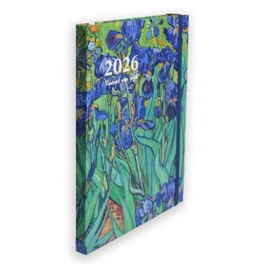 Imagem de AGENDA PLANNER 2026 VINCENT VAN GOGH SEMANAL MÉDIA ÍRIS TECA PAPELARIA