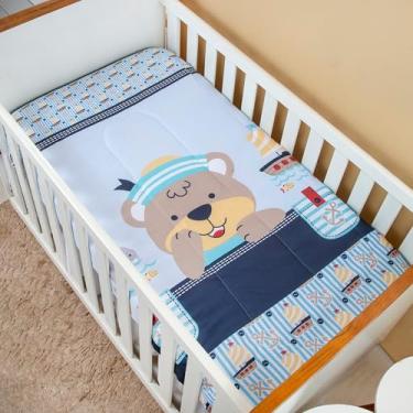 Imagem de Edredom Infantil para Berço Ursinho Navegador 145 cm