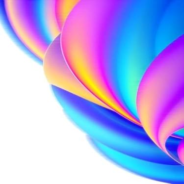 Imagem de Quadro Decorativo Neon Gradient Background Arte Moderna para Parede 40x40cm