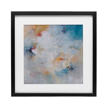 Imagem de Stupell Industries Veiled Dance Abstraction Birch Impressão emoldurada sob vidro, design por Karen Hale, 13 x 13