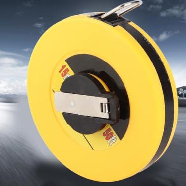 Imagem de Fita Métrica de Fibra de Vidro, Réguas Macias, Ferramenta de Levantamento para Estradas, Construção Ferroviária, Design Ergonômico, Leve (15cm)