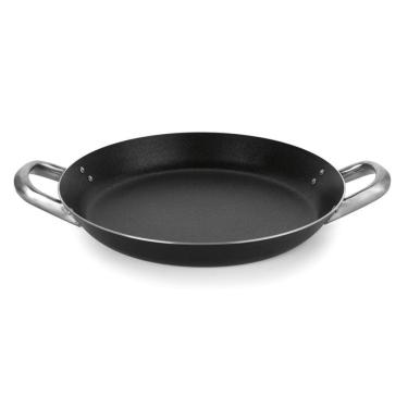 Imagem de Paellera M Profissional Preta 37 Cm 4 L Em Alumínio Com Revestimento Interno Antiaderente Multiflon