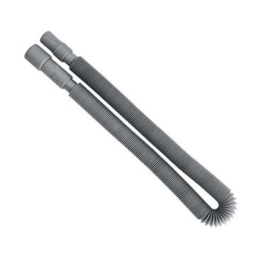 Imagem de Sifão Tubo Extensivo 2,20m Para Máquina De Lavar Roupa E Lava Louça - Plástico Cinza