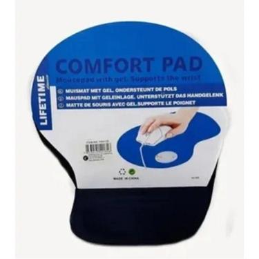 Imagem de Mouse Pad Ergonômico Comfort Pad Suporte De Punho Em Gel
