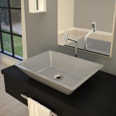 Imagem de Cuba Apoio Retangular Rt45w Colorida Cinza