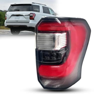Imagem de Conjunto de luz traseira de LED compatível com Ford Expedition 2018 2019 2020 2021 lado direito do passageiro luz traseira substitui JL1Z-13404-H