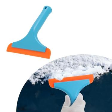 Imagem de VekAuto 1 peça de rodo de carro para filme azul 19 cm l ferramenta raspadora multifuncional para lavar, limpar papel de parede de vidro