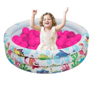 Imagem de Piscina Infantil Inflável 100 Litros Colorido + 100 Bolinhas
