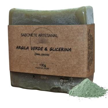 Imagem de Sabonete de Argila Verde 100g – Controle da Oleosidade e Purificação Profunda