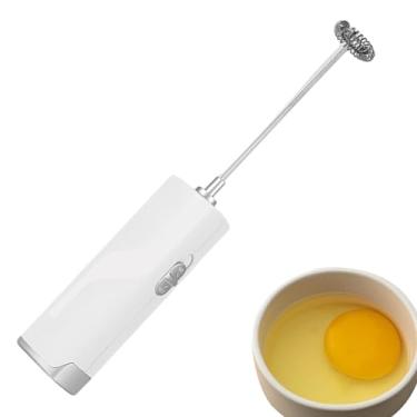 Imagem de Espumante de café portátil, espumante de leite manual - Fabricante de espuma elétrica portátil operada por bateria,Batedeira Elétrica, Utensílios de Cozinha para Café com Leite, Lattes, Hoghaki