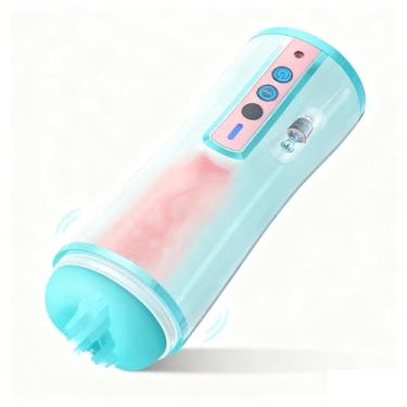 Imagem de Male Masturbator,Realistic Pocket Pussy Vagina Textured Lifelike Soft and Fleshy Texture,Penis Training Masturbators Sex Machine Toy for Men Z/Y2 (3XL)