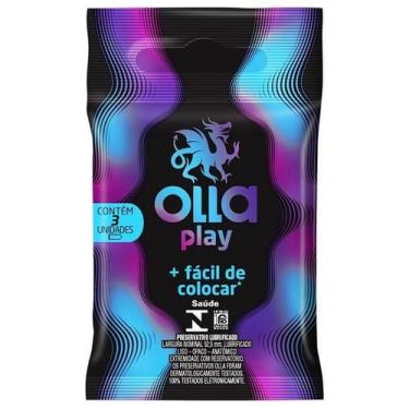 Imagem de Camisinha Olla Play Mais Fácil De Colocar Com 3 Unidades - Reckitt - H